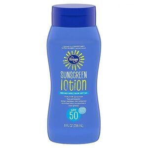 3/$10 Kroger Sunscreen Lotion SPF 50 8oz